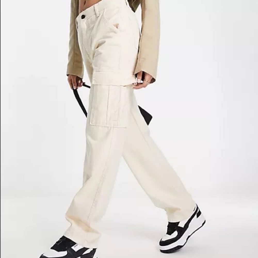 Stradivarius Straight Leg Cargo Pants